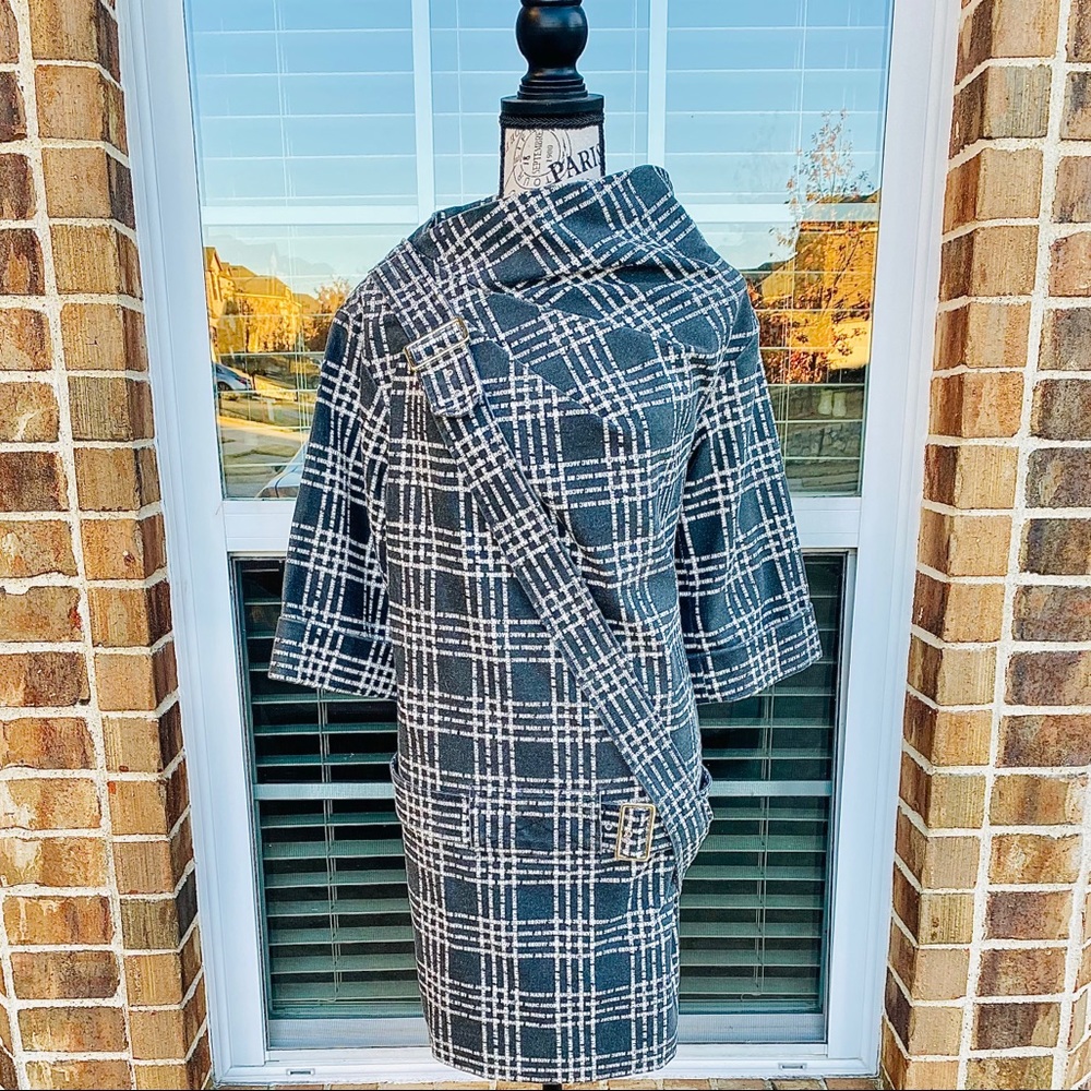 Marc Jacob's Gray & White Signature Denim Dress XS